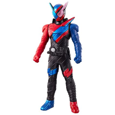 仮面ライダーソフビシリーズ 仮面ライダービルド ラビットタンクフォーム｜仮面ライダーおもちゃウェブ｜バンダイ公式サイト