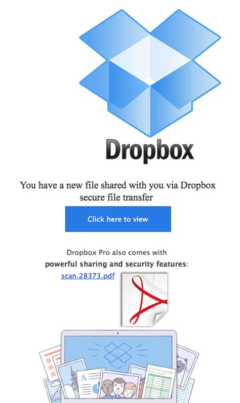 docusign document dropbox phishing scam