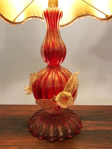 Murano Glass Table Lamp Vampt Vintage Design