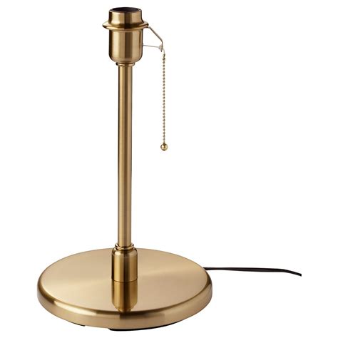 kryssmast table lamp base brass plated ikea