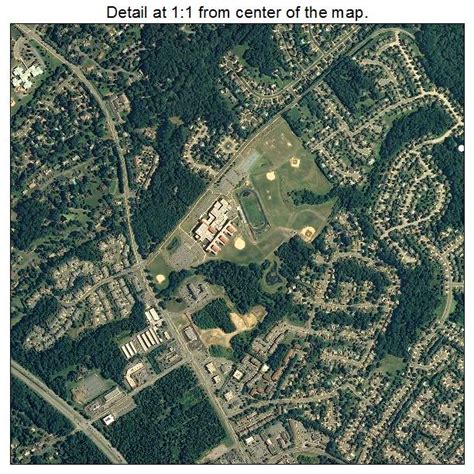aerial photography map  bel air south md maryland