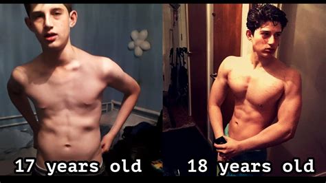 incredible 1 year body transformation 17 18 years old skinny to muscle youtube