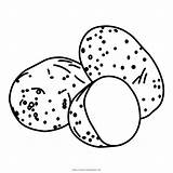 Patate Papas Potatoes Mewarnai Kentang Pngegg Stampare Ultracoloringpages sketch template