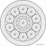 Coloring Pages Complicated Printable Library Clipart Mandala Peppermint Designs sketch template