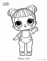Lol Surprise Coloring Doll Pages Baby Cat Dolls Printable Series Color Print Sketch Bettercoloring Colorings Getcolorings раскраски Suprise Getdrawings Book sketch template