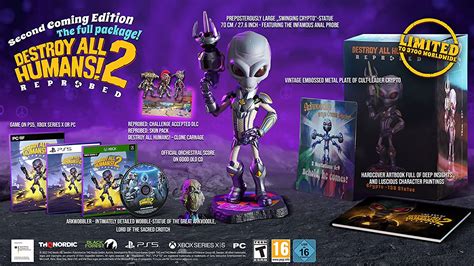 destroy  humans  reprobed  coming edition collectors