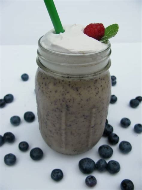 Blueberry Sundae Smoothie With Vegan Whipped Cream Mindbodygreen