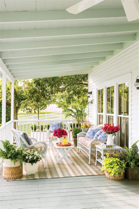 spring porch decorating ideas southern living