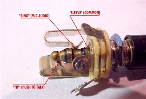 aeroelectric connection aircraft microphone jack wiring