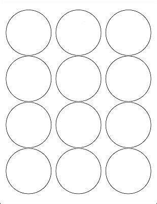 sheets    circle blank white stickers label standard