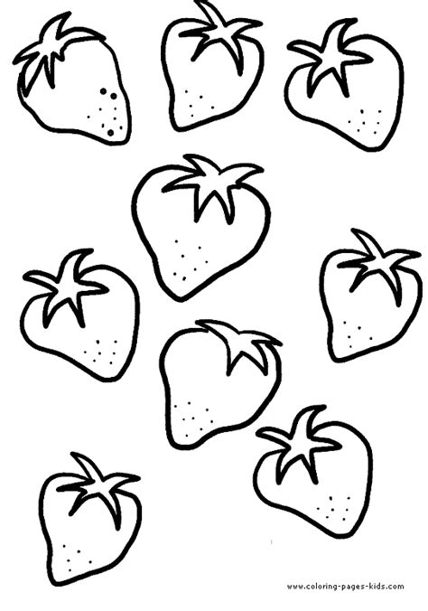 yummy fruit strawberry  strawberry coloring pages  printables