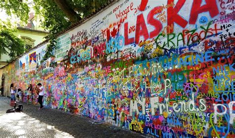 The John Lennon Wall In Prague Voyagers Voice