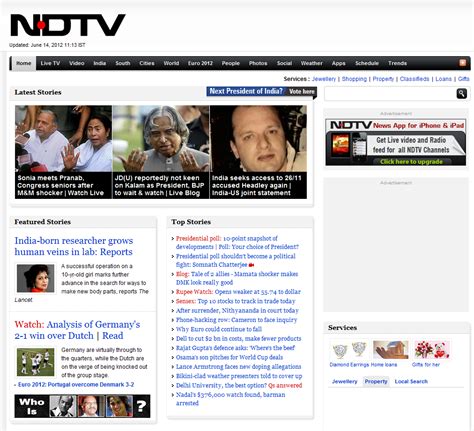 new delhi television limited ndtv ~ a complte website guide