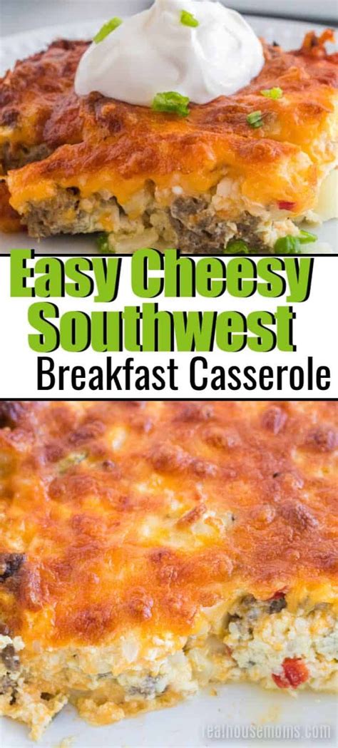 easy cheesy southwest breakfast casserole   easy  prepare gluten