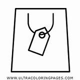 Coloring Shopping Bag Handbag Pages sketch template