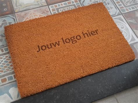 deurmat logo gepersonaliseerd kokos deurmat voor binnen en buiten deurmat met bolcom