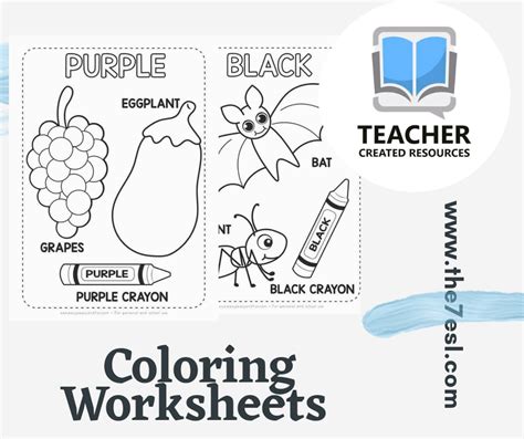 coloring worksheets  kids english created resources