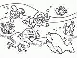 Coloring Underwater Pages Printable Ocean Floor Drawing Print Under Plants Cartoon Life Sea Kids Color Sheet Getcolorings Getdrawings Cuba Summer sketch template