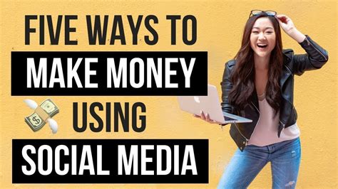 money  social media     ways youtube