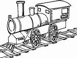 Train Coloring Pages Steam Tracks Engine Drawing Kids Railroad Track Choo Railway Sheets Trains Outline Clipart Printable Locomotive Pacific Colouring sketch template