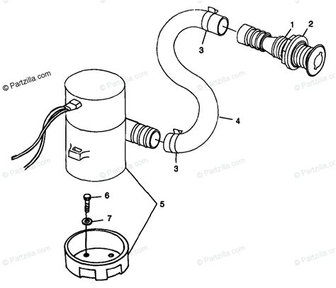 polaris watercraft  oem parts diagram  bilge pump partzillacom