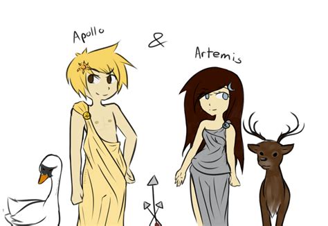 Apollo And Artemis By Heartless Hugger On Deviantart