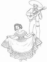 Mayo Cinco Tipicos Folklorico Puebla Bailes Danza Batalla Guanajuato Manualidadesinfantiles sketch template
