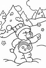Coloring Pages Care Winter Bears Bear Time Mountain Snowy Teddy Holidays Climb Color Print Getdrawings Drawing Coloringsky Button Through sketch template