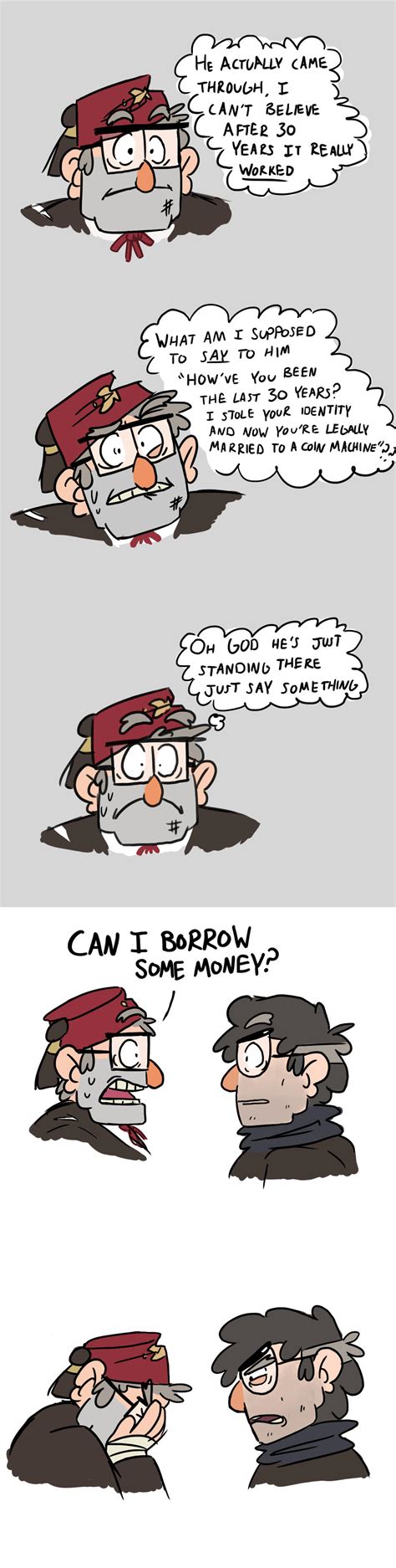 can i borrow some money gravity falls know your meme