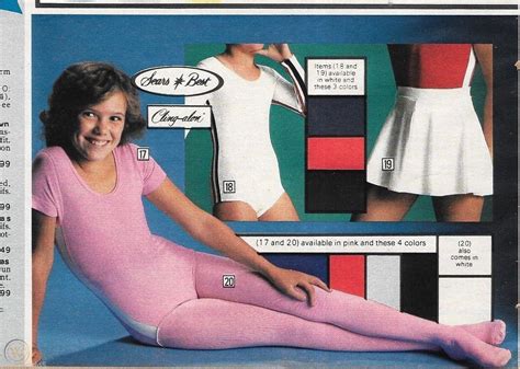 lot of leggy vintage activewear leotard and tights catalog ad clippings
