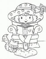Coloriage Charlotte Fraises Amies Greatestcoloringbook sketch template