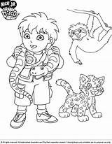 Diego Go Coloring Pages Printable Print Color Cartoons Popular Kids Cartoon Book Coloringhome Them sketch template