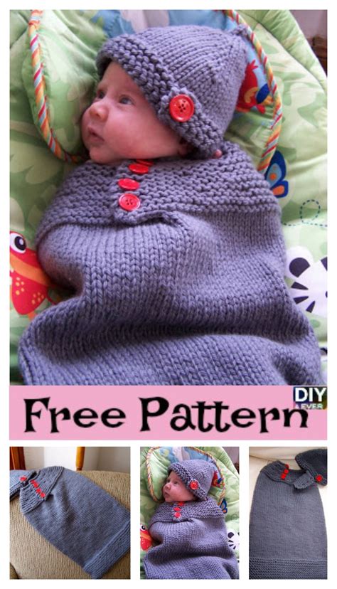 adorable knitted baby cocoons  patterns diy