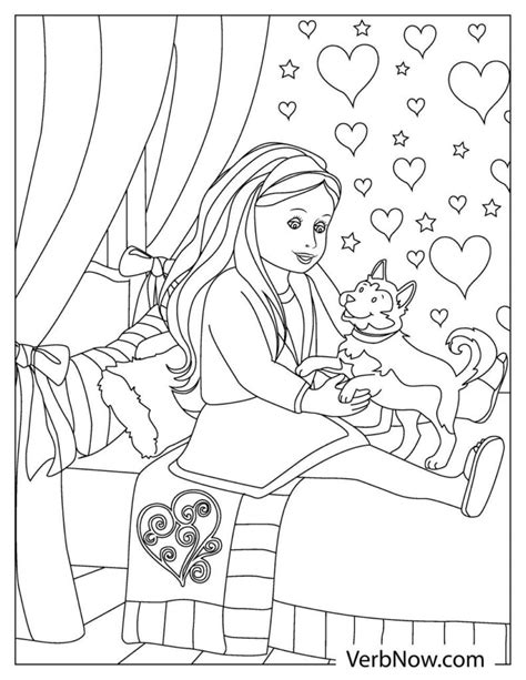 doll coloring pages book   printable  verbnow