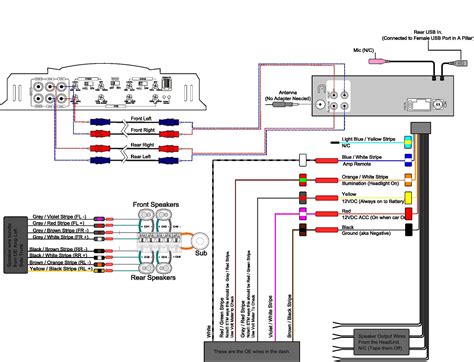 car stereo wiring diagram  amplifier diagram diagramtemplate diagramsample car