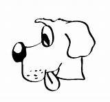 Dog Tongue Sticking Coloring Coloringcrew Gif sketch template