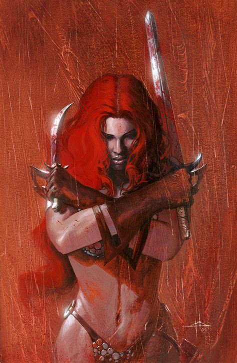 The Geeky Nerfherder Artoftheday Red Sonja By Gabriele Dell’otto