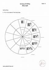 Fifths Clef sketch template