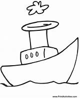 Boat Cartoon Coloring Clipart Pages Boats Kids Cliparts Bumper Steamboat Clip Border Printable Sailboat Children Goat Gif Colouring Library Coloringpages sketch template