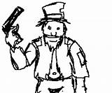 Hobo Gun Getdrawings Drawing sketch template