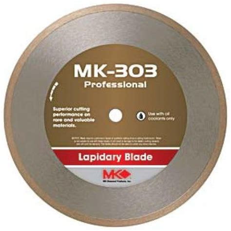 mk diamond  mk  professional   diameter lapidary blade    wide