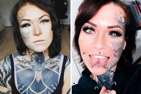 piercing     woman  addicted  body modification