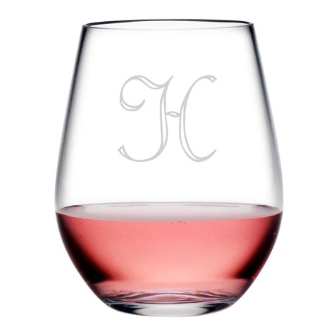 Shop Personalized Acrylic Stemless Wine Glass Set Of 4 Free