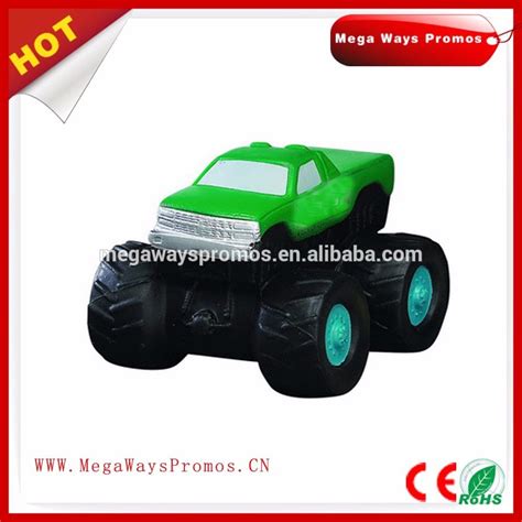 Promotional Plastic Toy Monster Truck Shape Stress Ball