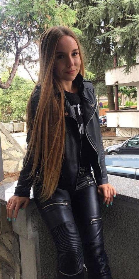 black leather teen laurethdysiac head to toe black leather in 2019 leder leggins leder