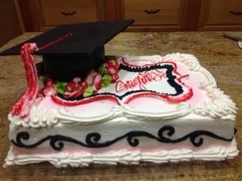 graduation cake cake decorating youtube