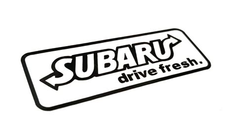 subie drive fresh sticker subway spoof