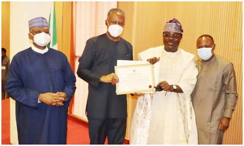 pictorial nigeria s envoy to togo debo adesina receives