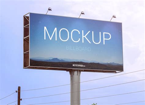 outdoor advertising billboard mockup psd good mockups