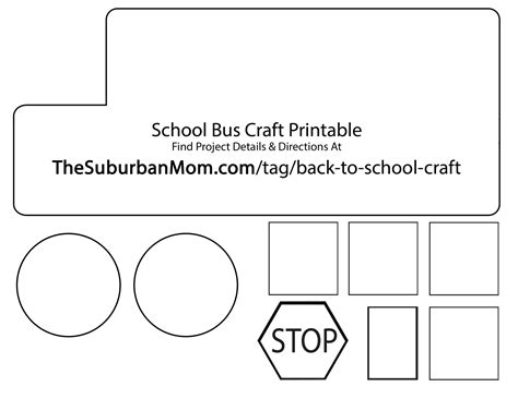school school bus countdown kids craft thesuburbanmom